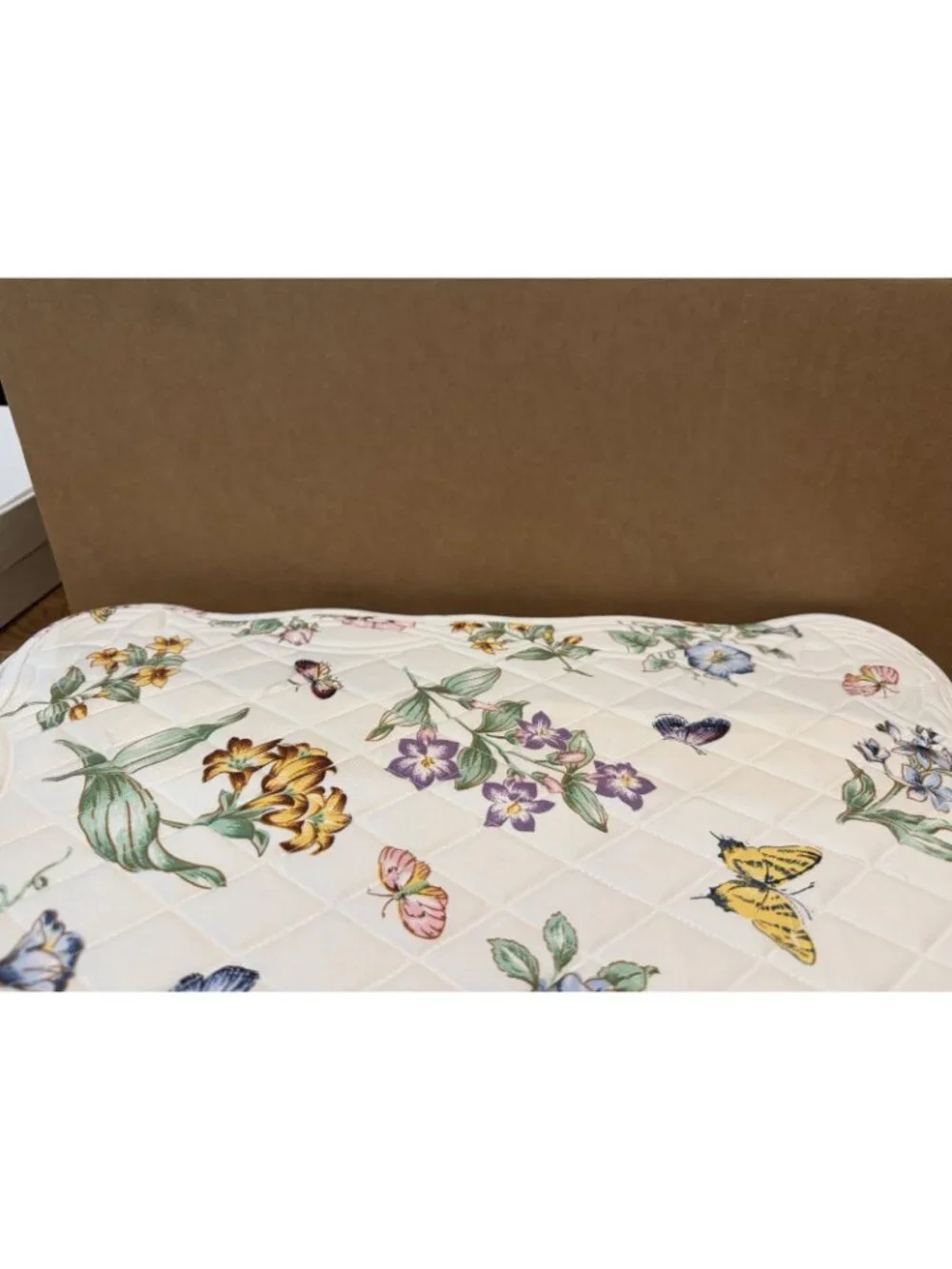 Lenox American by Design Butterfly Meadow Quilted Placemats Set of 4 - 19x12.5